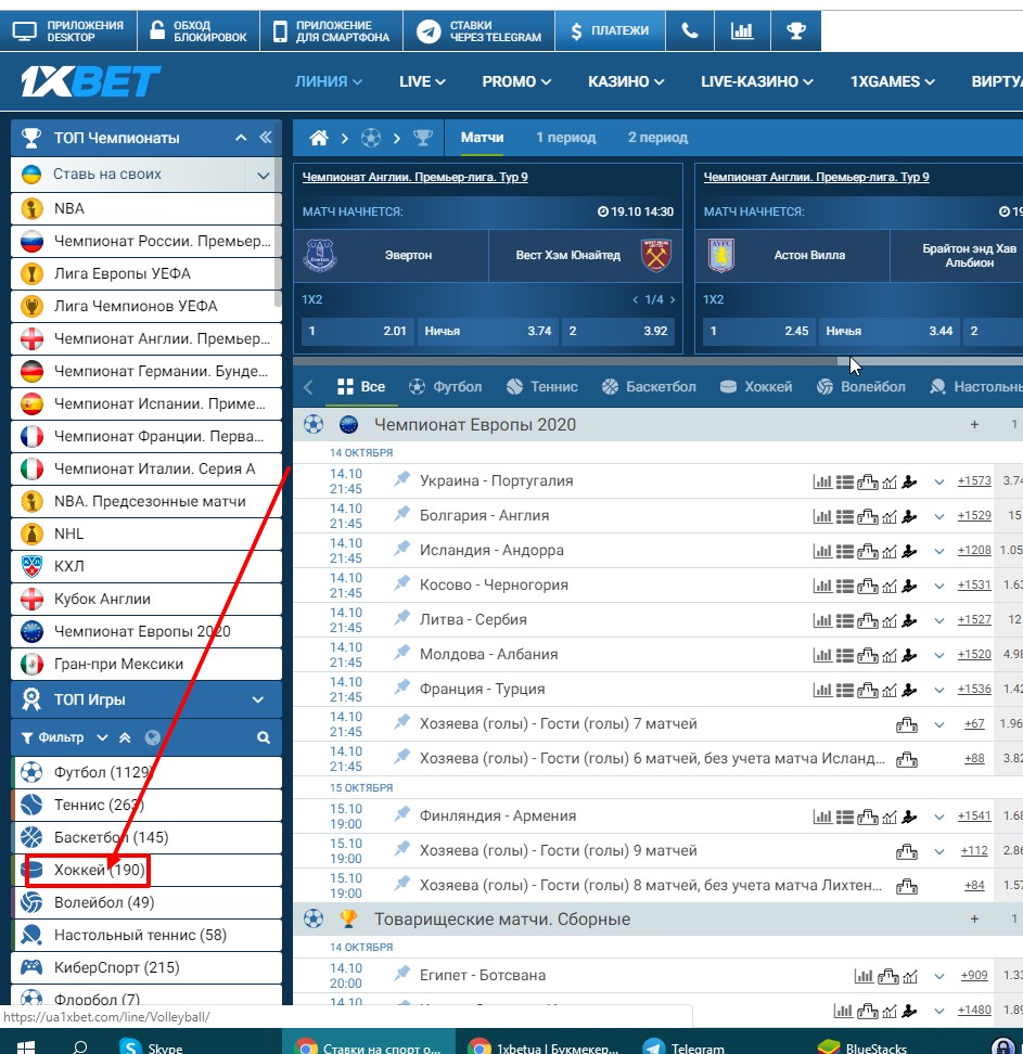 хоккей, как делать ставки, пошаговая инструкция